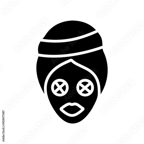 Beauty Mask Vector Icon