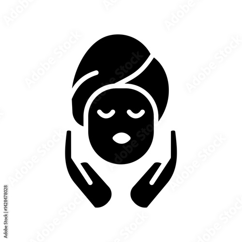 Scalp Massage Vector Icon