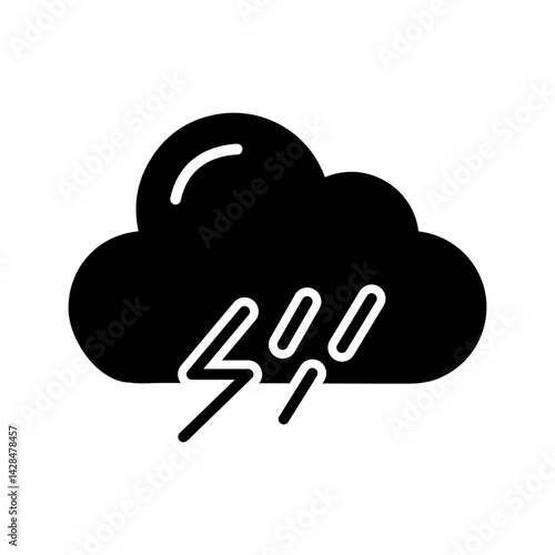 Thunderstorm Vector Icon