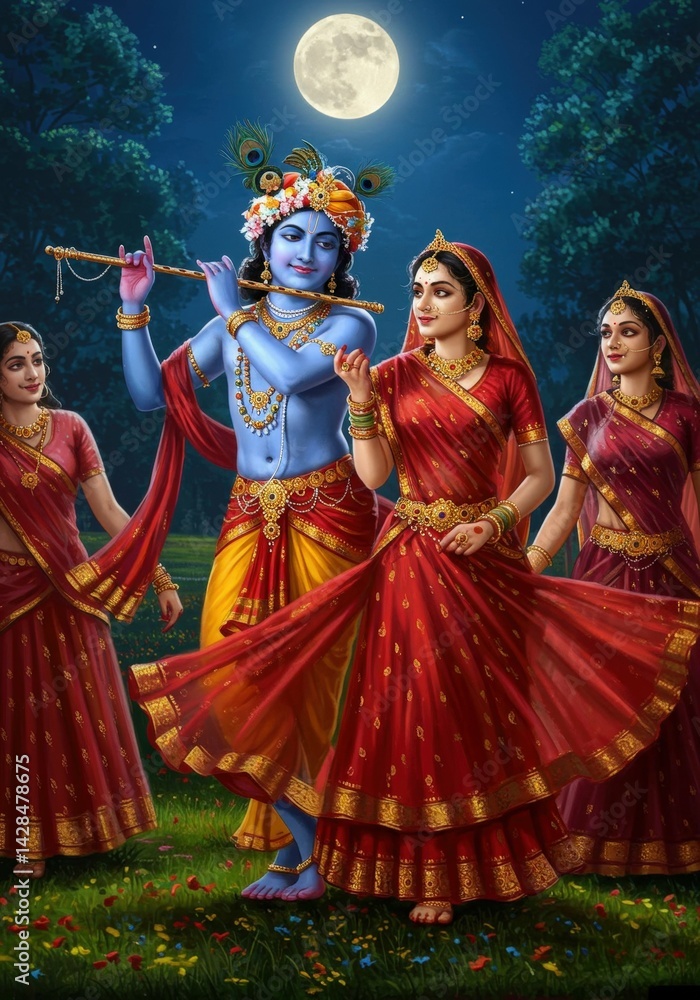 Fototapeta premium Lord Krishna 