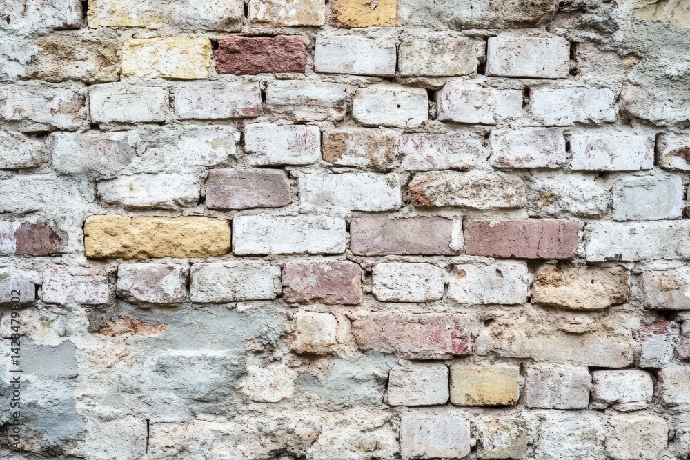 Fototapeta premium Aged brick wall texture (5)