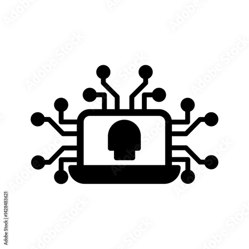 Cyber Threats Vector Icon