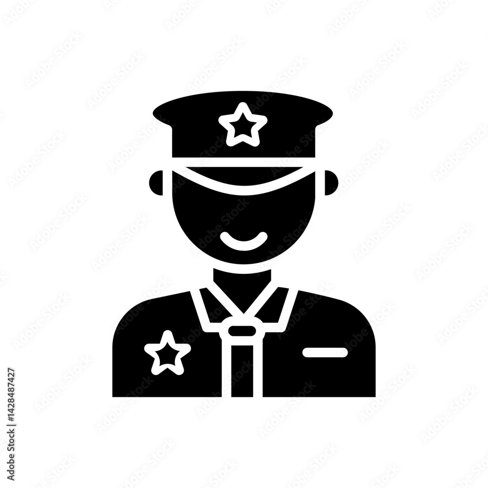 Police Officer Vector Icon Police Officer Vector Icon