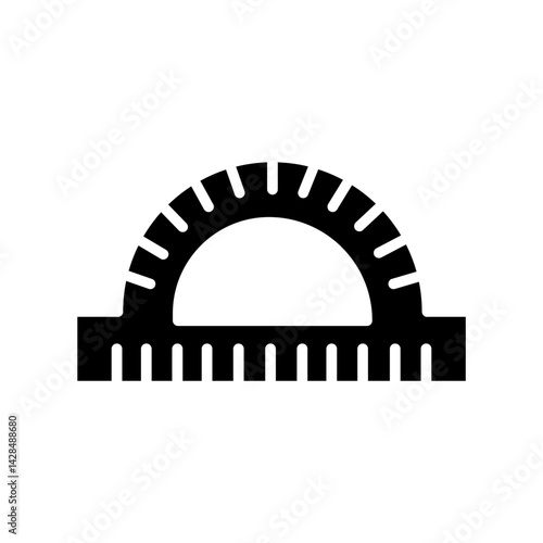Protractor Vector Icon