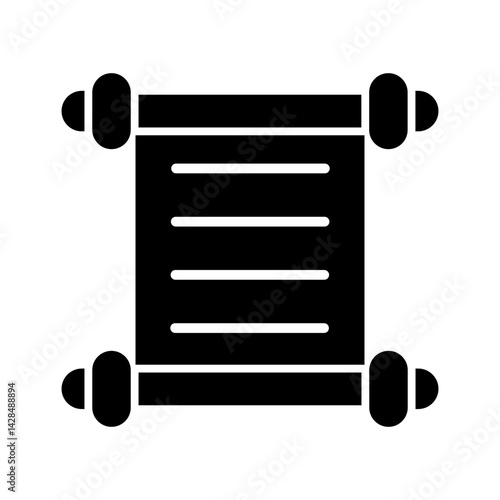 Manuscript Vector Icon