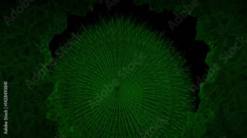 green abstract background. abstract fractal background