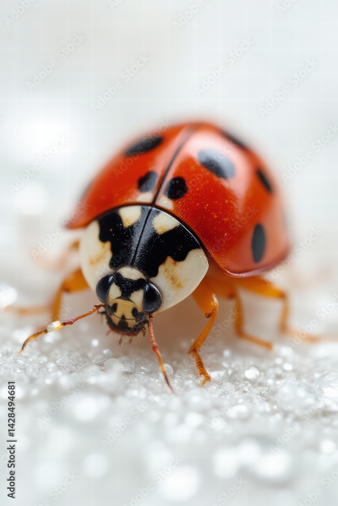 Fototapeta premium ladybird on a flower
