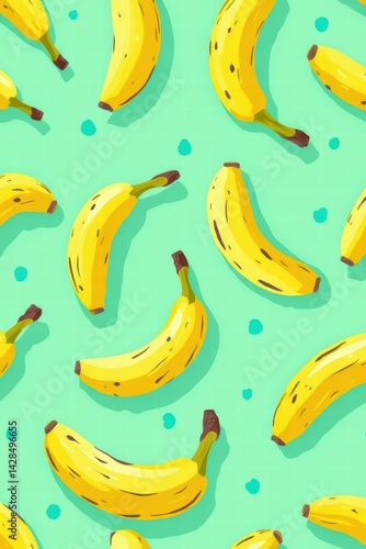 banana seamless pattern