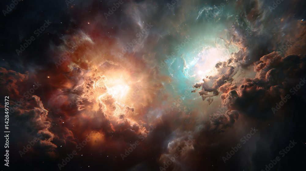 Fototapeta premium abstract space background