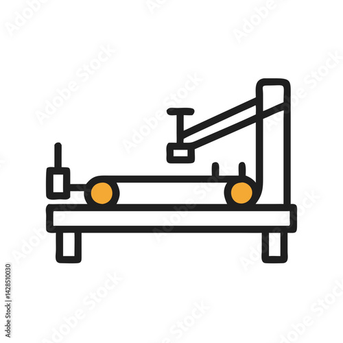 Industrial robotic arm for manufacturing or assembly line