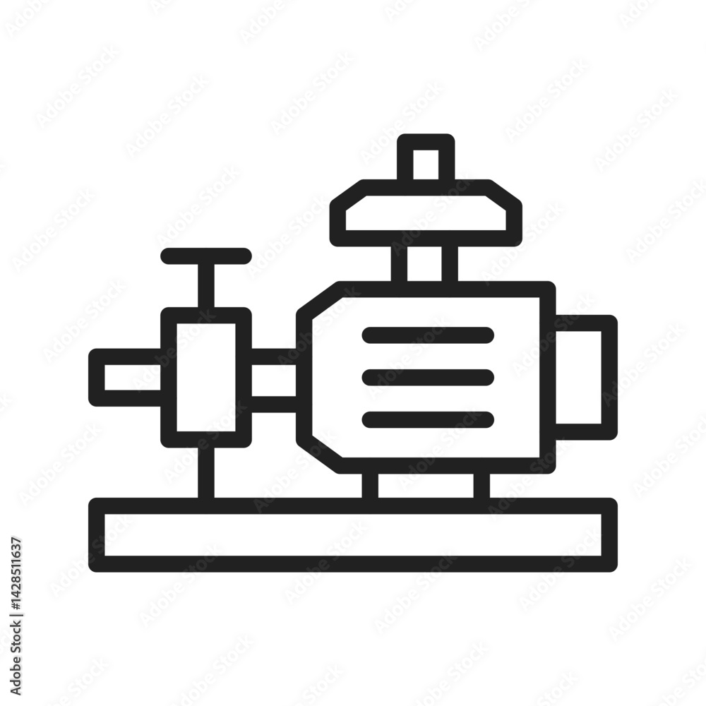 Oil Pumps icon vector image. Suitable for mobile apps, web apps and print media. Oil Pumps icon vector image. Suitable for mobile apps, web apps and print media.