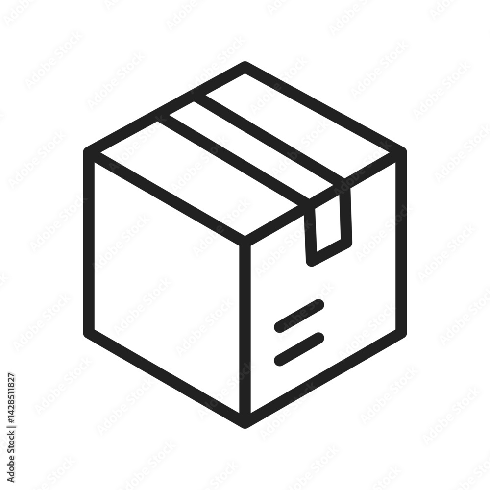 Packaging icon vector image. Suitable for mobile apps, web apps and print media. Packaging icon vector image. Suitable for mobile apps, web apps and print media.