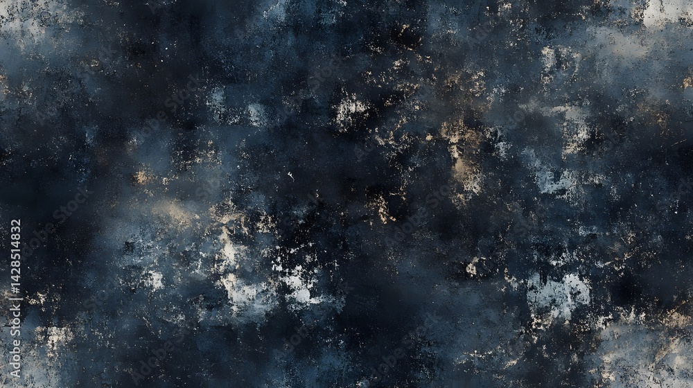 Obraz premium Abstract texture resembling weathered, dark metal surface.