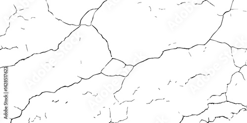 Cracks in a wall background.Cracks background, cracks texture, grunge background.Cracked earth. Structure of cracking. Crack Texture. The cracks concrete texture white and black. 