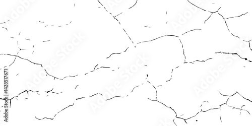 Cracks in a wall background.Cracks background, cracks texture, grunge background.Cracked earth. Structure of cracking. Crack Texture. The cracks concrete texture white and black. 