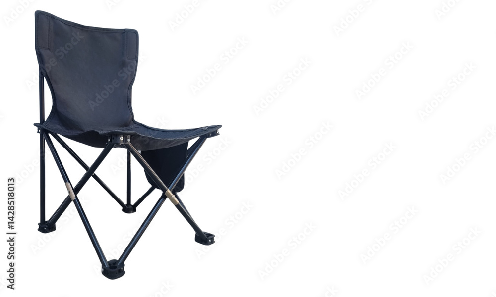 Black folding chair Black folding chair