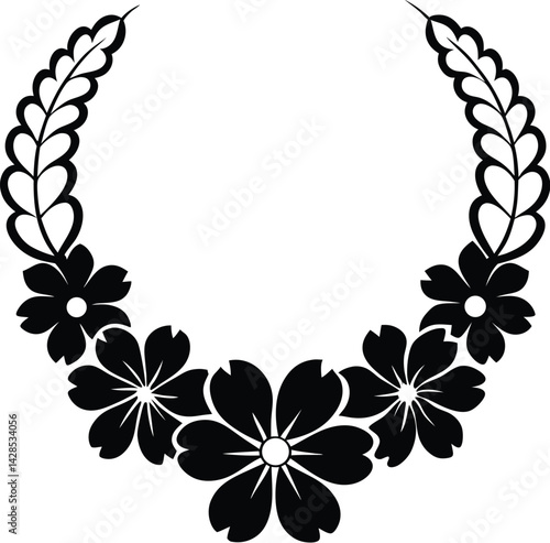 Lei day silhouette vector designs 15