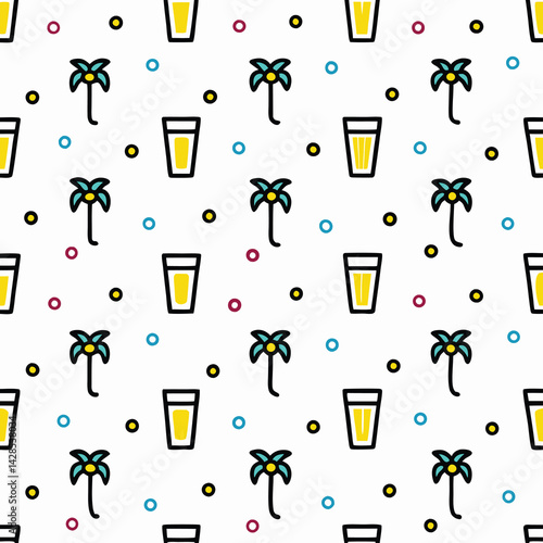 Tropical Drink Pattern