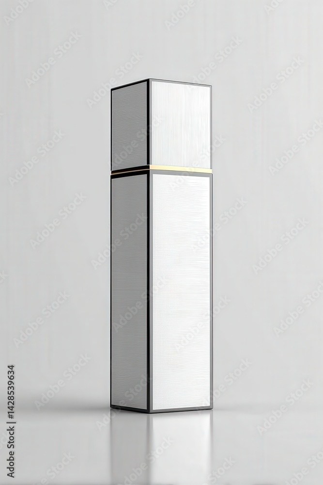 Elegant Square Perfume Bottle with Stylish Minimalist Design