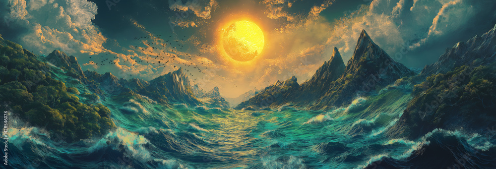 Creation of the World (Genesis 1) Scene