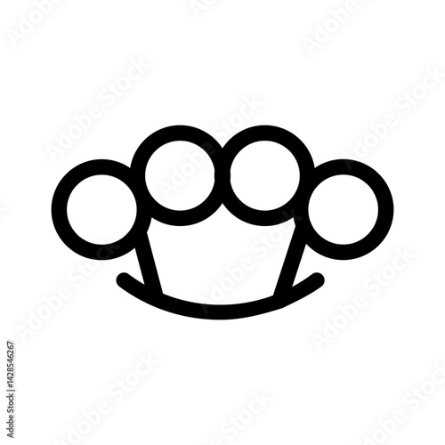 Knuckle Duster Vector Icon