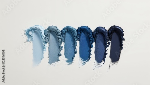  variation of blue tones on a white background