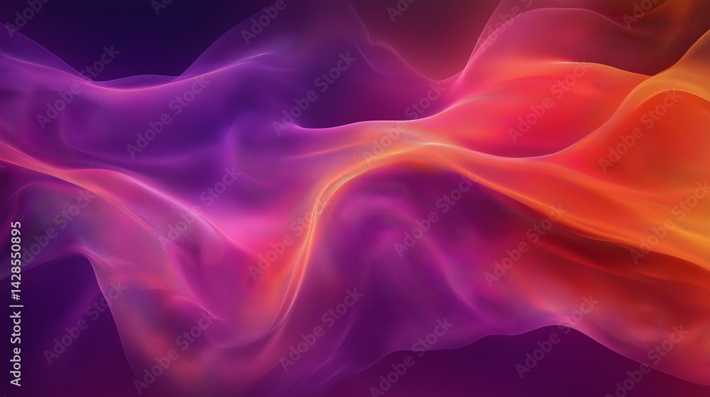 Obraz premium abstract design characterized by soft, swirling waves of color.