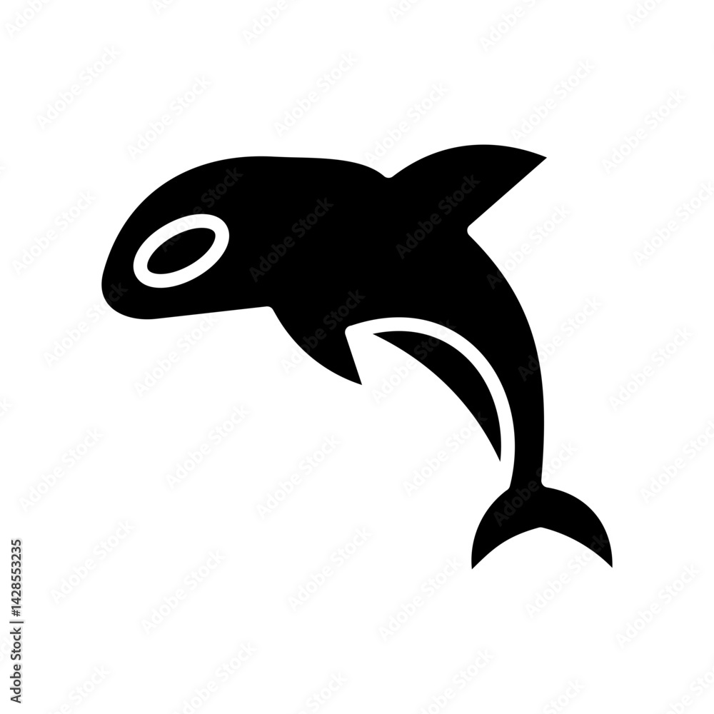 Fototapeta premium Orca Vector Icon
