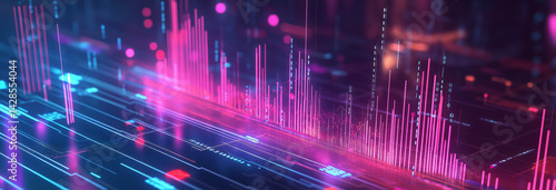 Obraz na płótnie Business 2025 analytics tools charts and graphs with statistics to analyze business potential and forecast future development of companies growth to optimize performance for profit w salonie