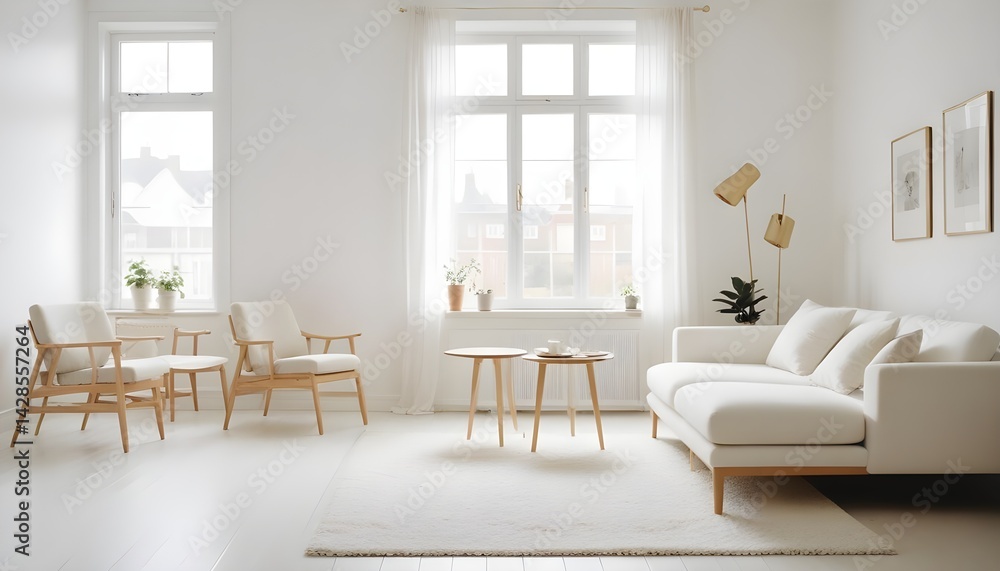 Fototapeta premium interior modern design room 3d