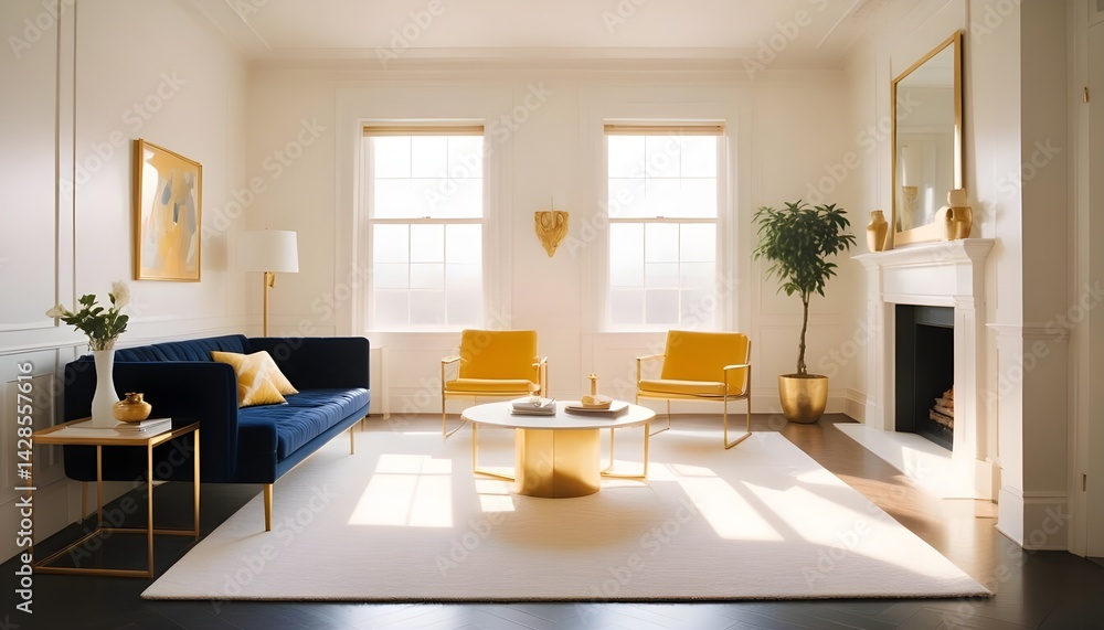 Fototapeta premium interior modern design room 3d