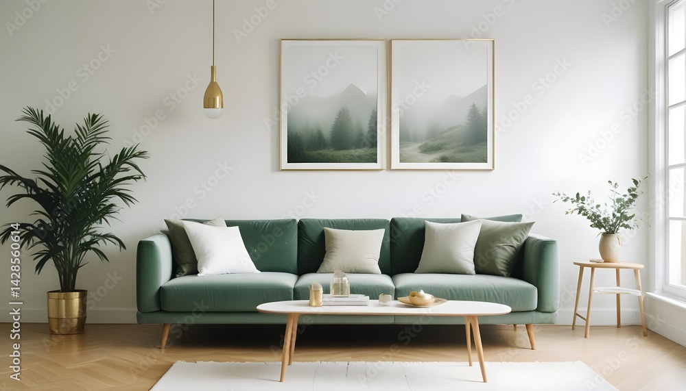 Fototapeta premium interior modern design room 3d