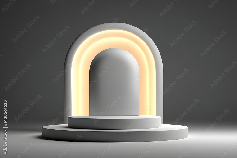 3D scene e-commerce product booth background creative space material 3D scene e-commerce product booth background creative space material