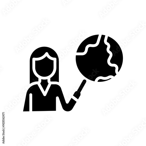 Teacher Globe Vector Icon