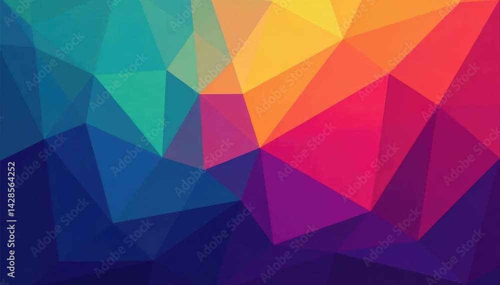 Geometric shapes in vibrant hues, creating an energetic backdrop , modern, seamless Geometric shapes in vibrant hues, creating an energetic backdrop , modern, seamless