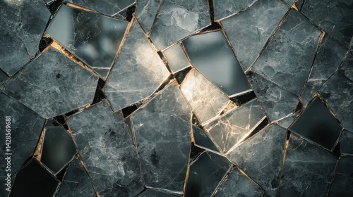 Shattered Reflections: A Mosaic of Broken Mirrors