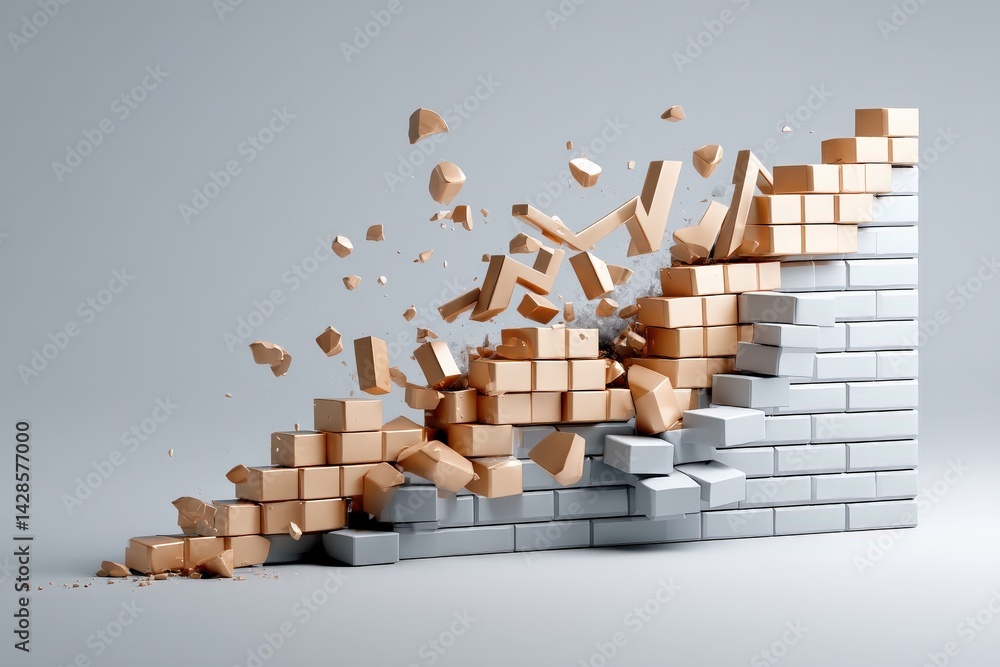 Modern Concept of Breaking Barriers with 3D Block Structures