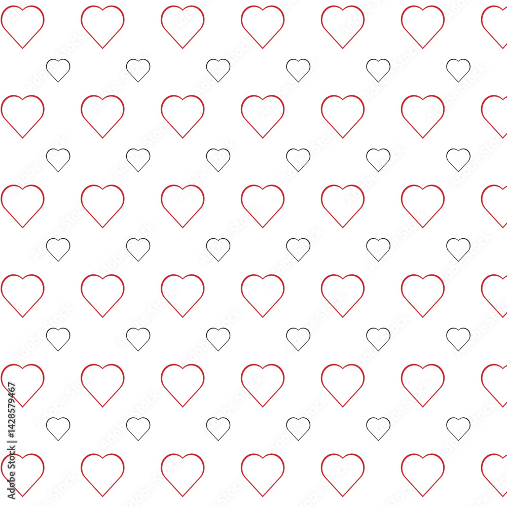 minimal love shape pattern design for valentine projects minimal love shape pattern design for valentine projects