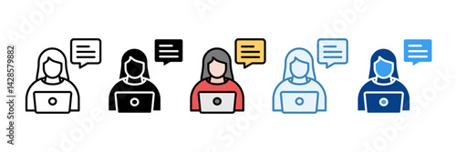 Mentor  Icon Set Multiple Style Collection