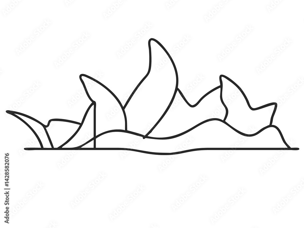 Contour Line Art of Iconic Landmarks for Travel and Architecture Enthusiasts Contour Line Art of Iconic Landmarks for Travel and Architecture Enthusiasts