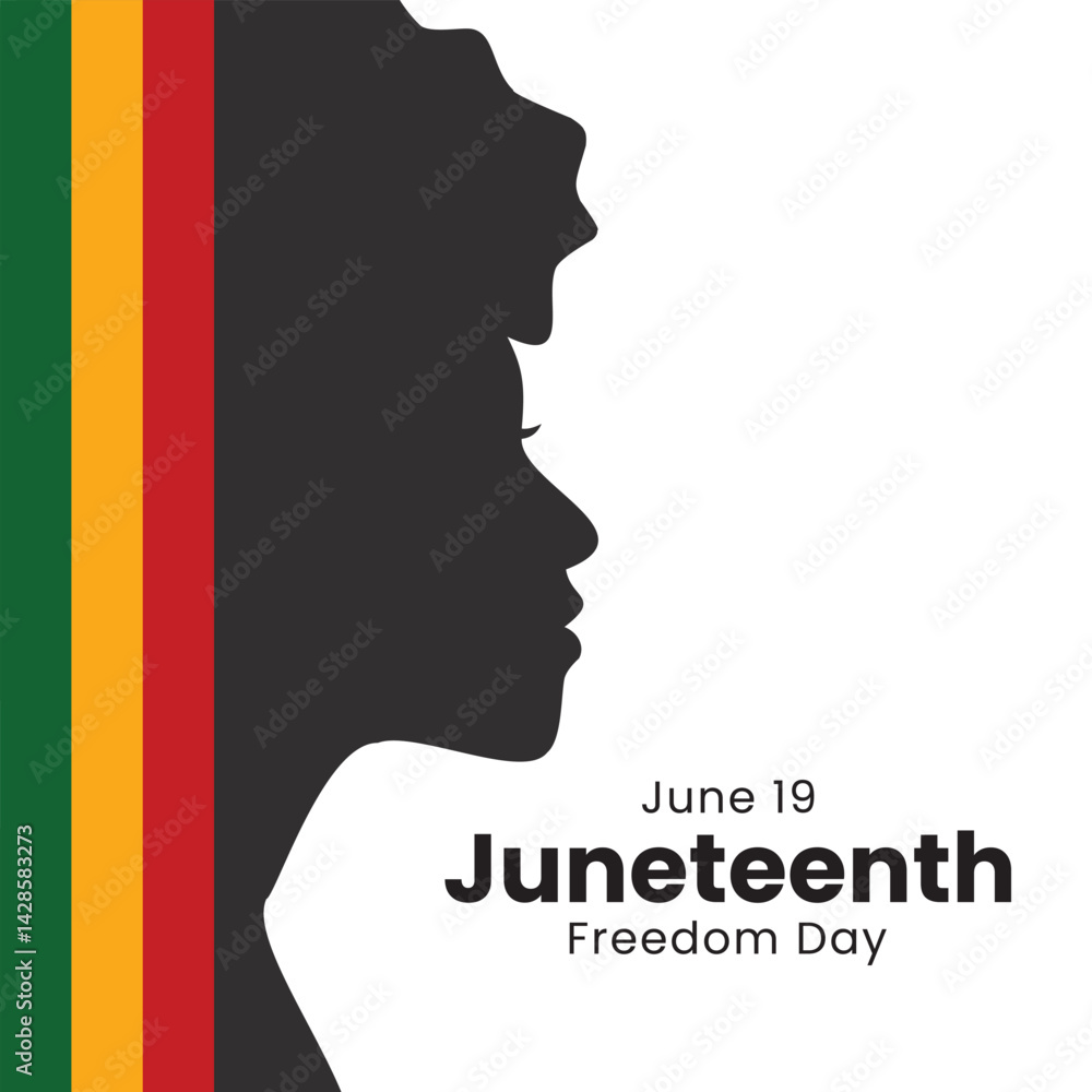 Juneteenth Freedom Day. African American Emancipation Day. American History Celebration Banner. Vector Illustration Juneteenth Freedom Day. African American Emancipation Day. American History Celebration Banner. Vector Illustration