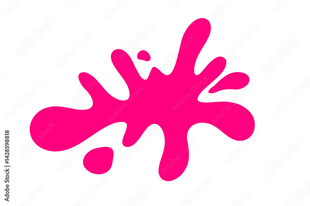Ink splash shape colorful isolated transparency background. Ink splash shape colorful isolated transparency background.