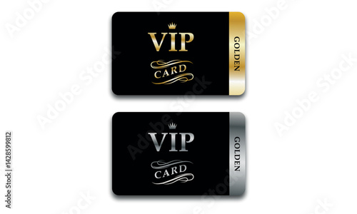 Gold and Platinum VIP Card Template