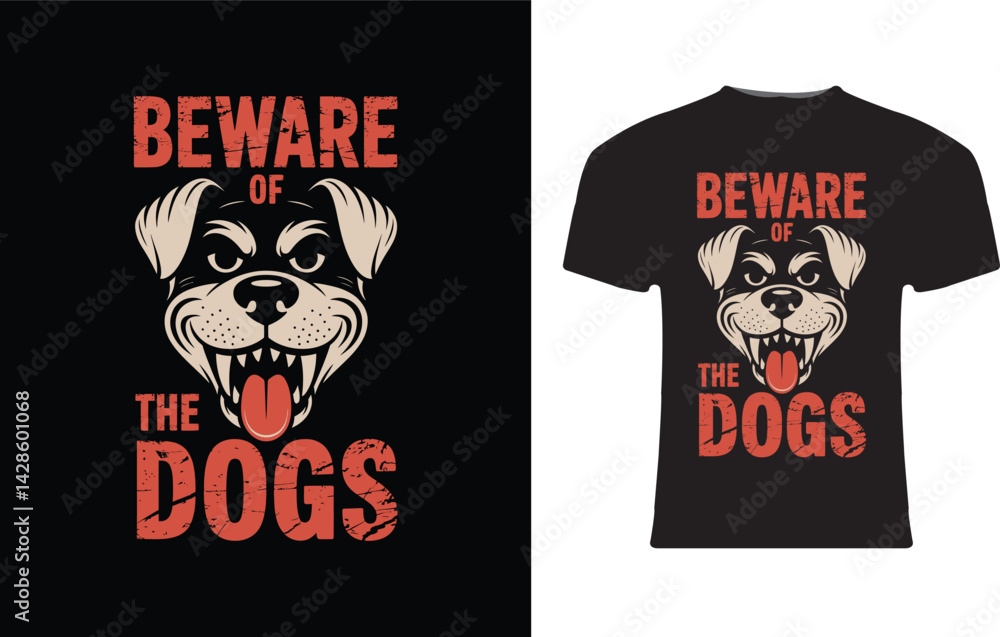 Fototapeta premium t shirt design vector new dog happy