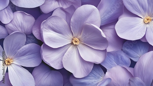 Closeup Lavender Flower Petals Macro Photography