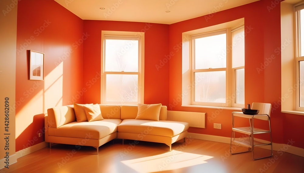 Fototapeta premium interior modern design room 3d