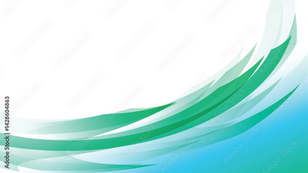 wave blue and green illustration abstrack baground vektor wave blue and green illustration abstrack baground vektor