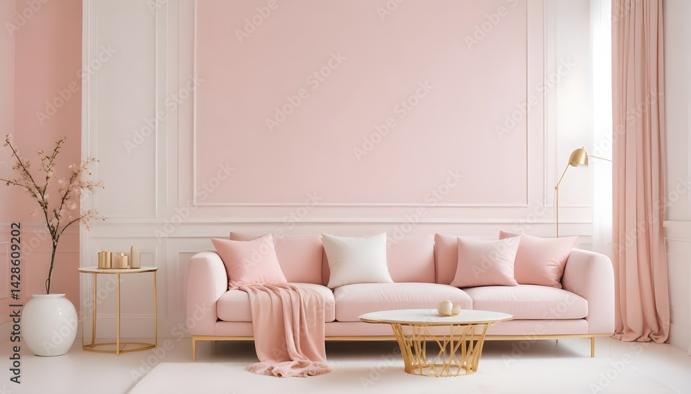 Fototapeta premium interior modern design room 3d