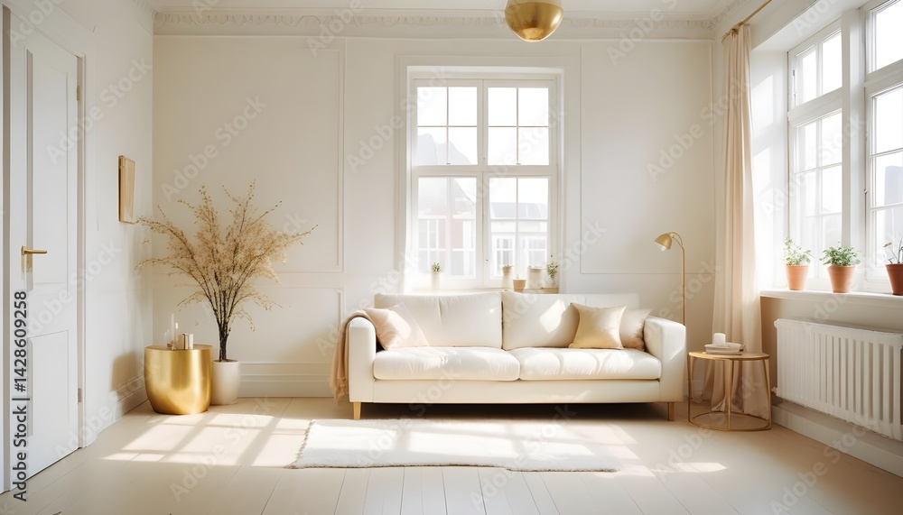 Fototapeta premium interior modern design room 3d