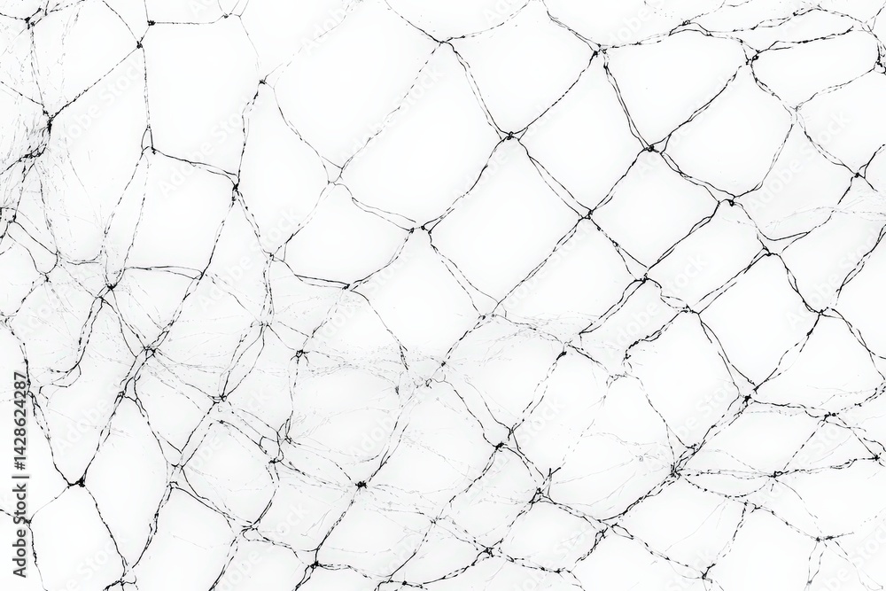 Abstract Pattern of Black Lines on White Background Net Texture